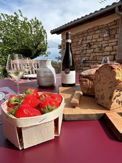 Le Tinailler Grand Standing Au Coeur Des Vignes Villa Prissé Dış mekan fotoğraf