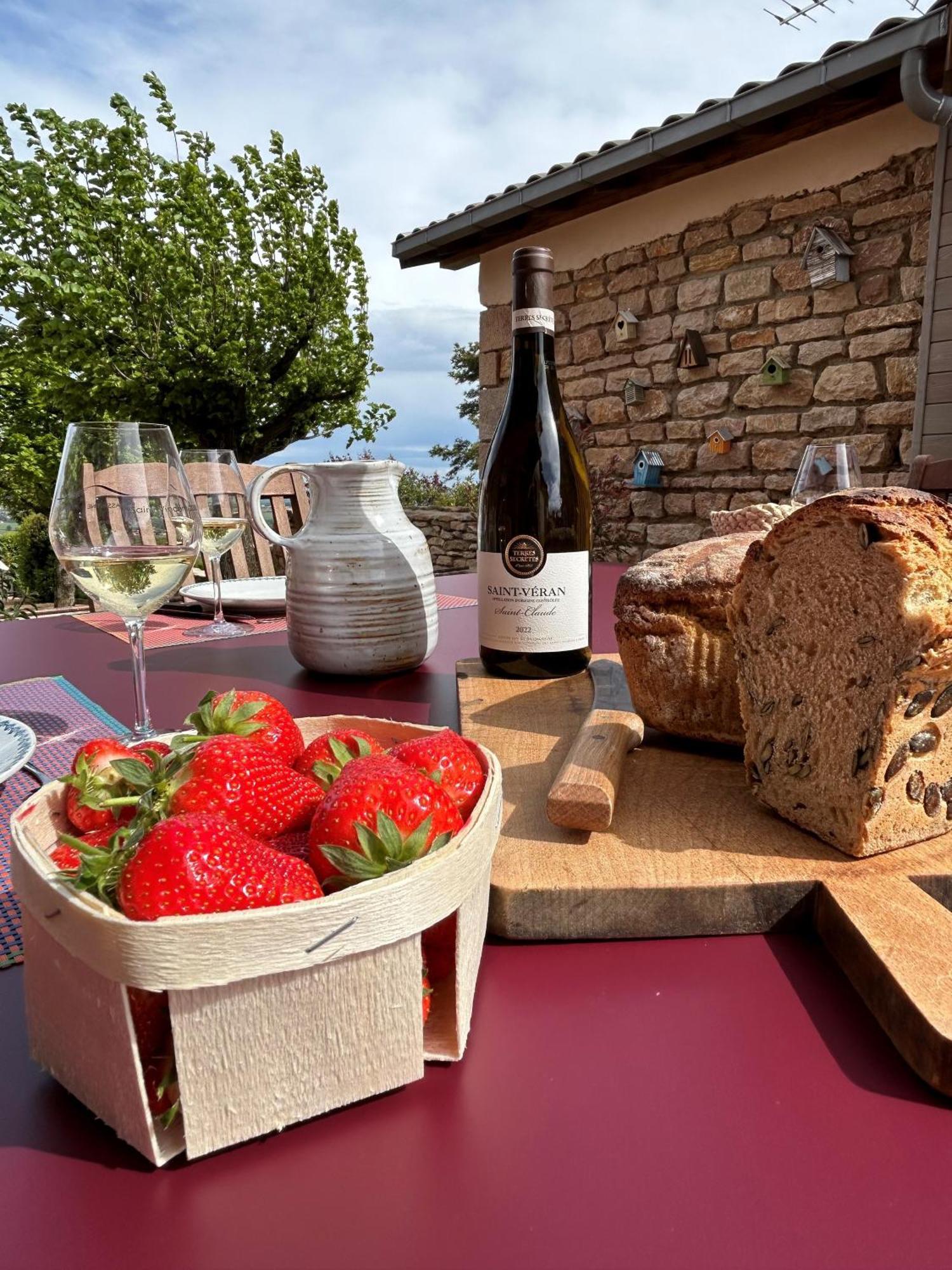 Le Tinailler Grand Standing Au Coeur Des Vignes Villa Prissé Dış mekan fotoğraf